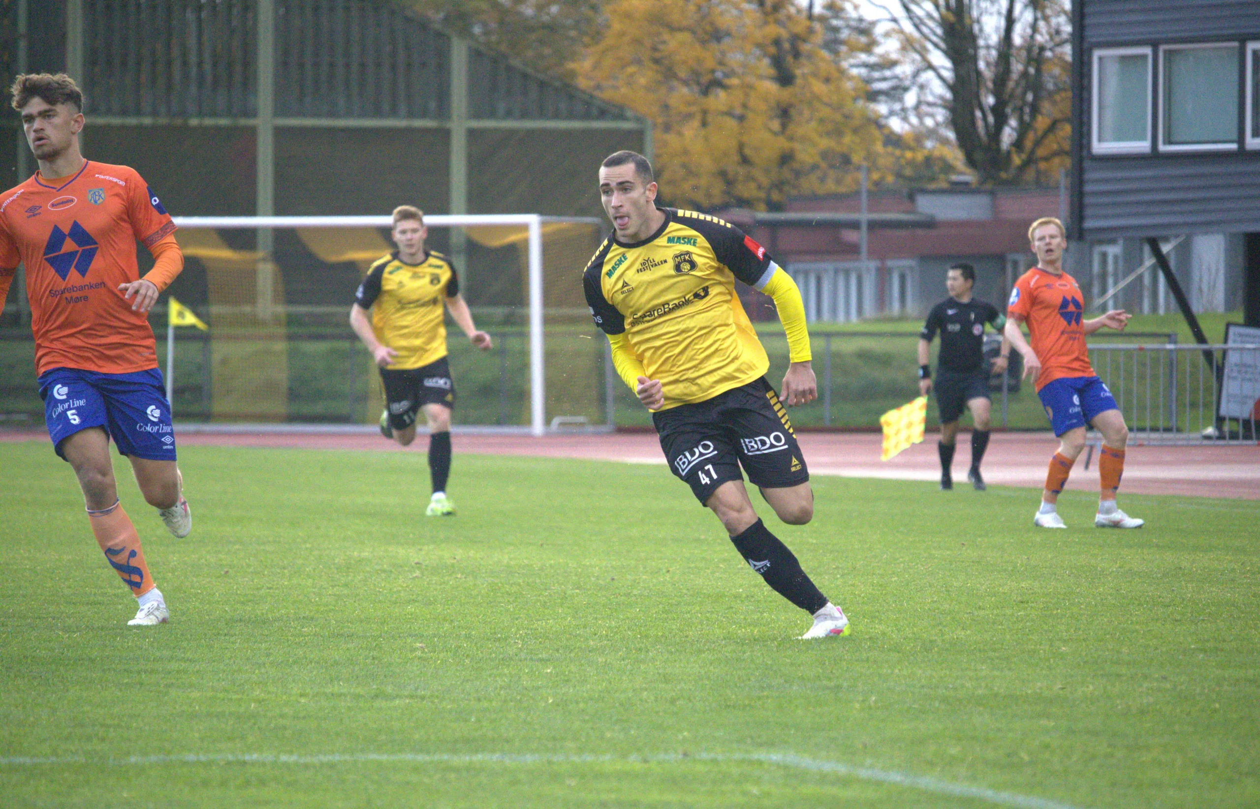 Leonardo Rossi kan møte gamle lagkamerater allerede i serieåpningen mandag 2. påskedag – og innrømmer at han vil feire hvis han scorer mot Moss. Foto: Christian Thuesen